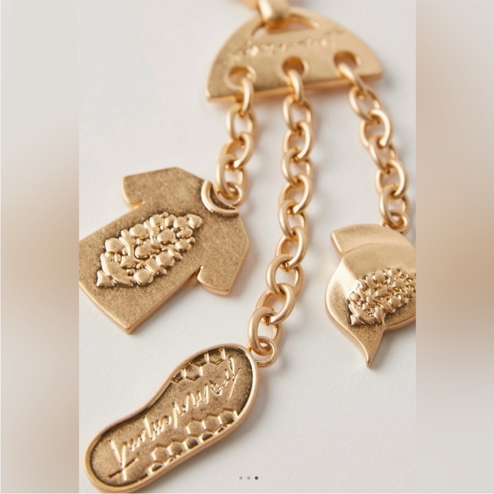 Free People Movement Triple Charm Keyring - Picture 3 of 7